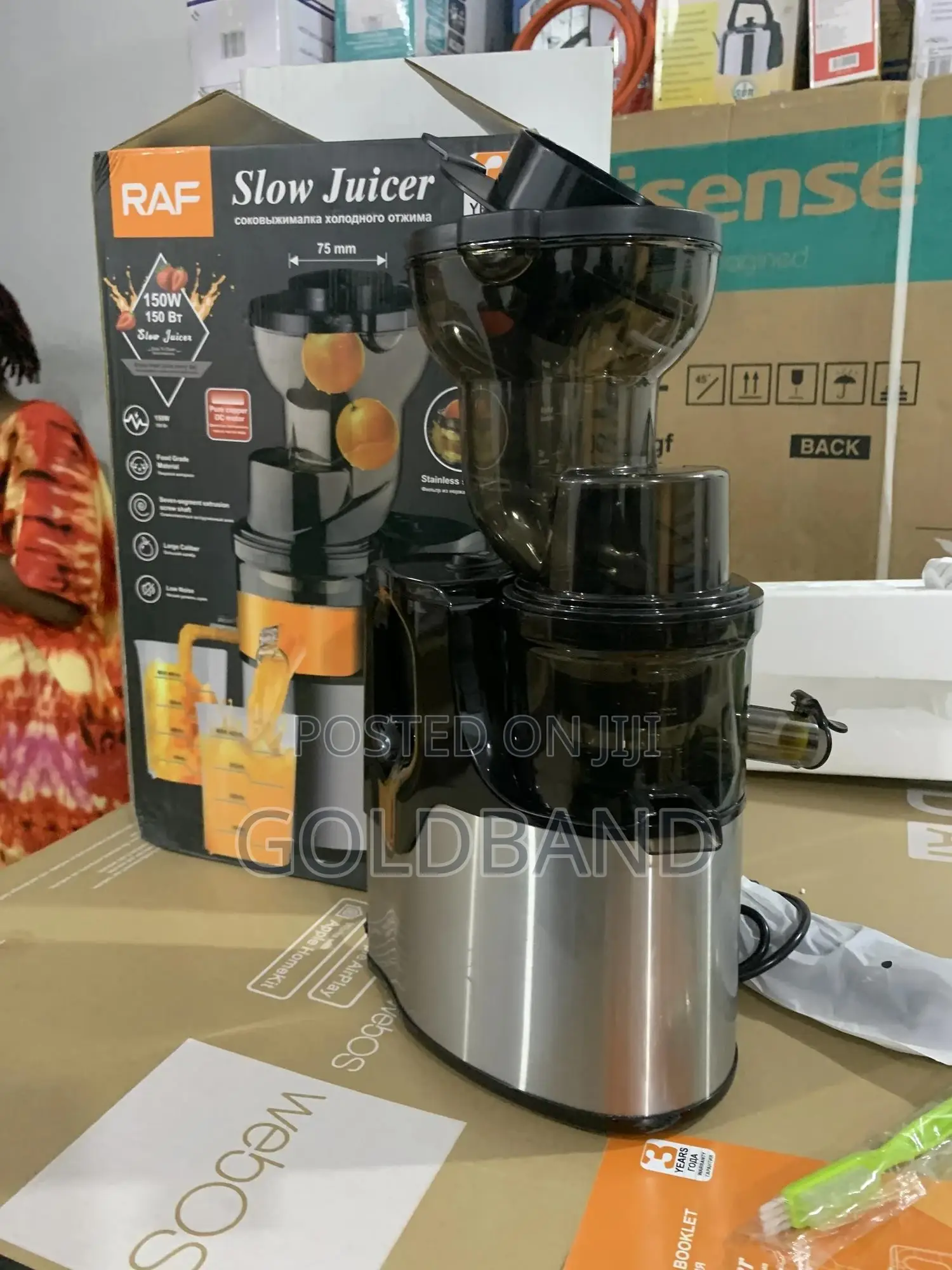 Quick Clean- Raf 150w Slow Juicer