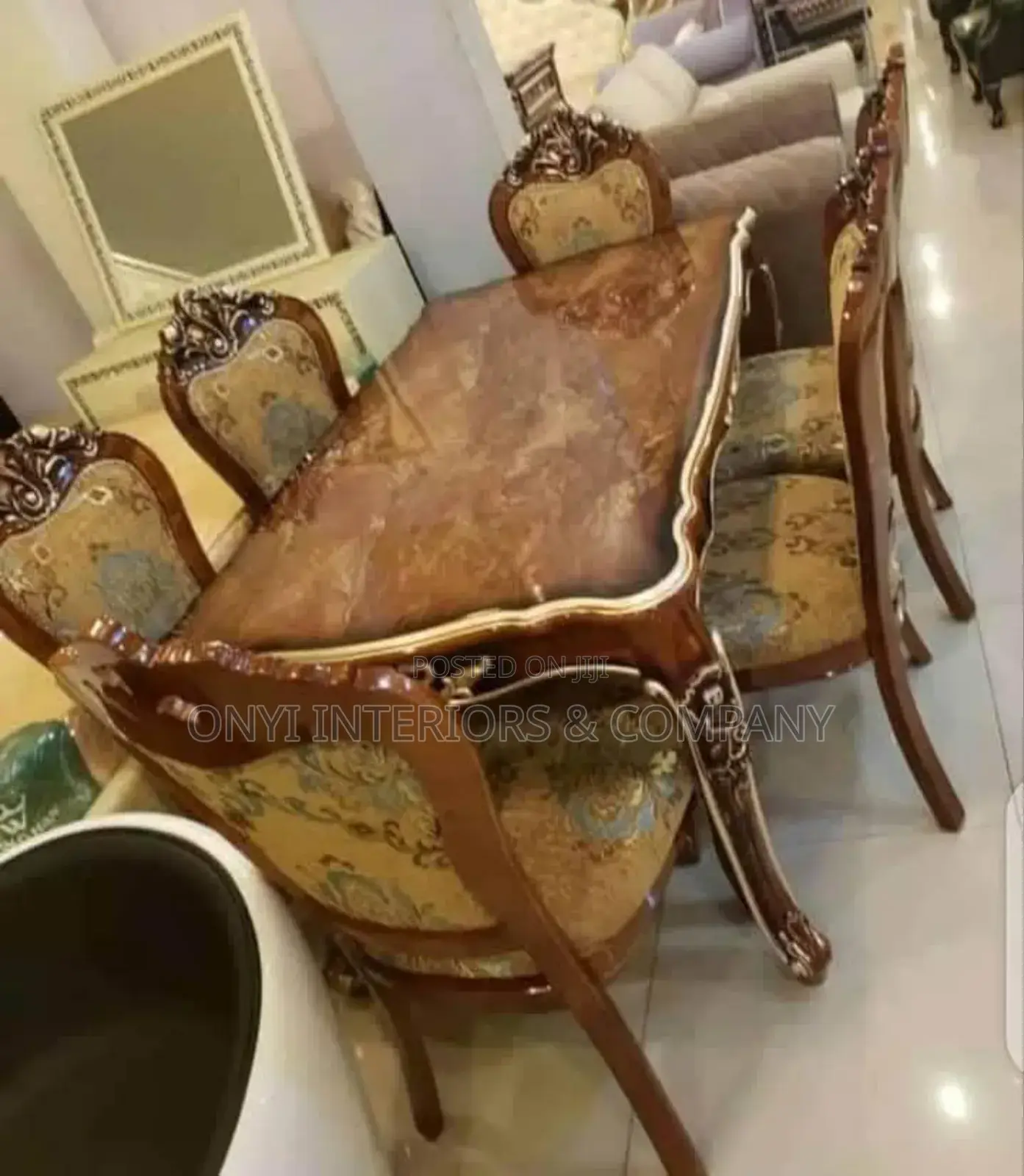 Royal Dining Table With 6 Chairs