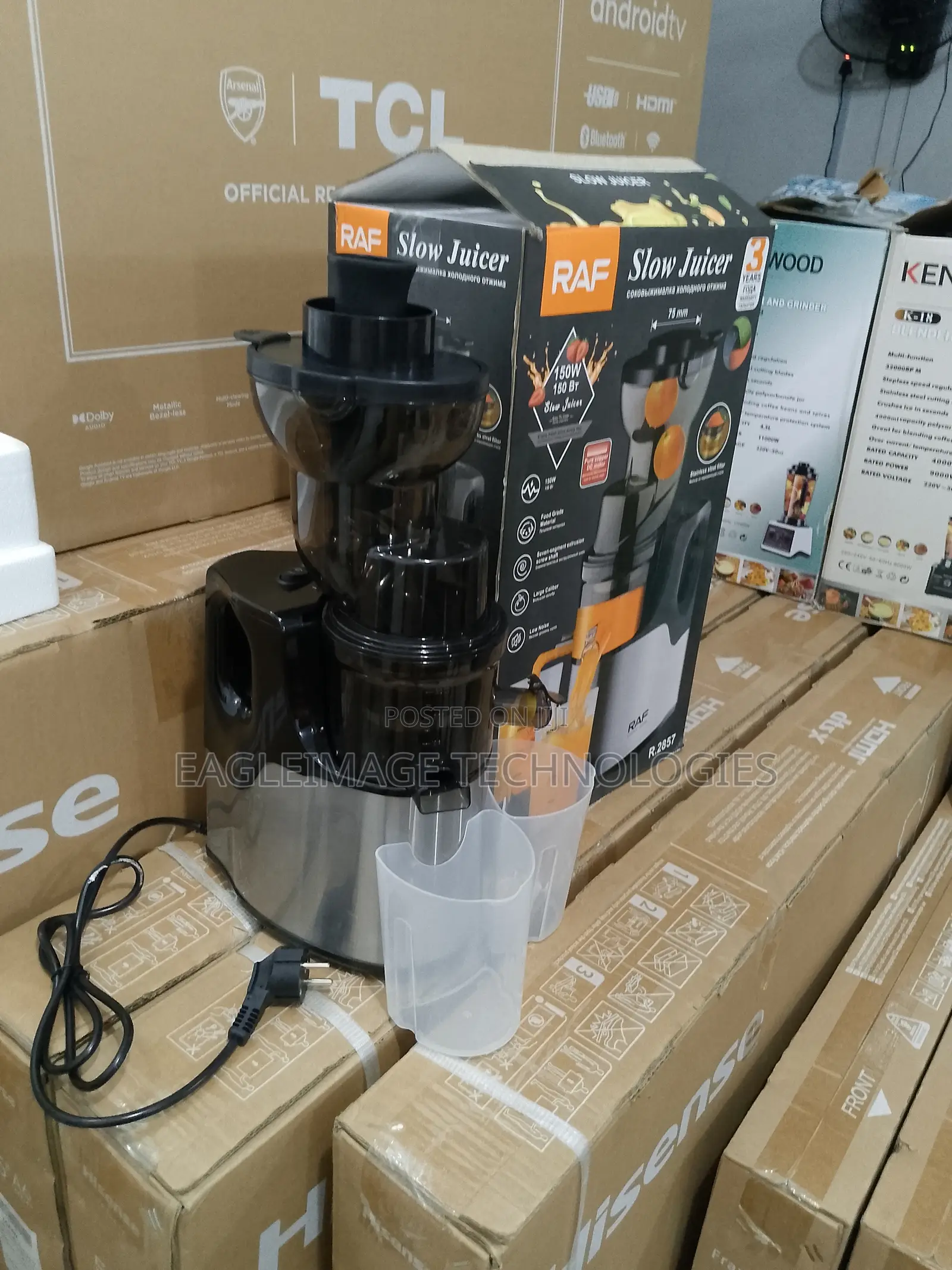 Low-Noise Raf R.2857juicer-Quiet Motor