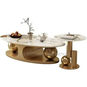 Marble Center Table With Stool