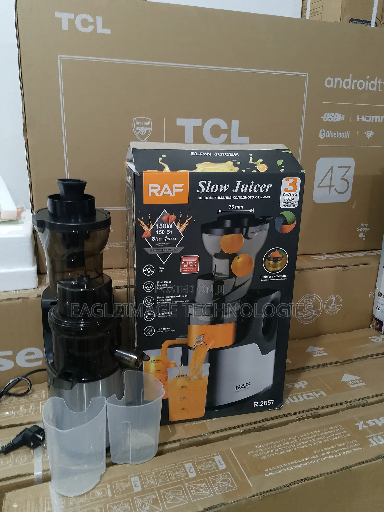 Innovative Raf R.2857 Juicer- Upgraded Filter