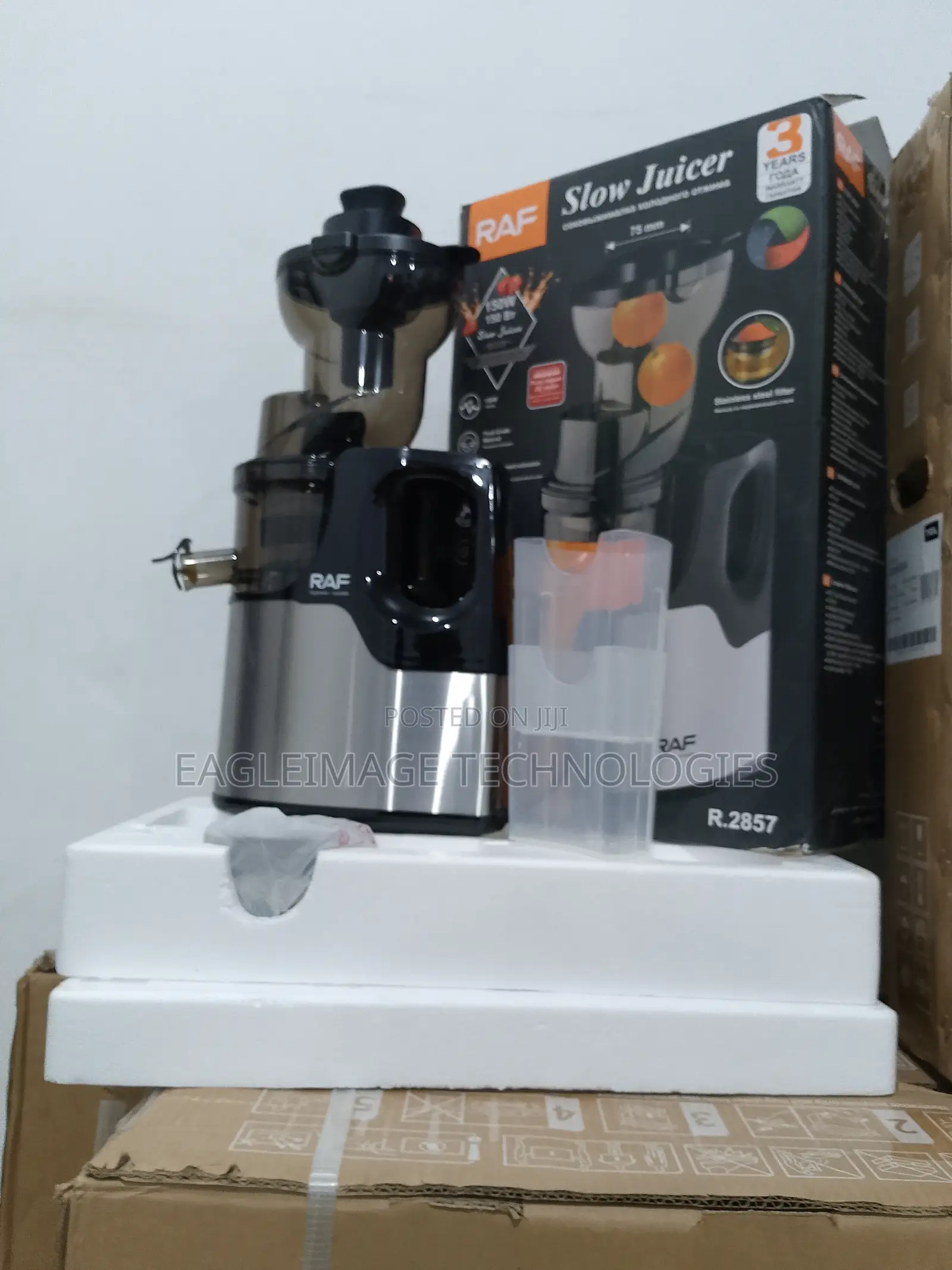 Cold-Press Raf R.2857 Juicer - Nutrient Retention