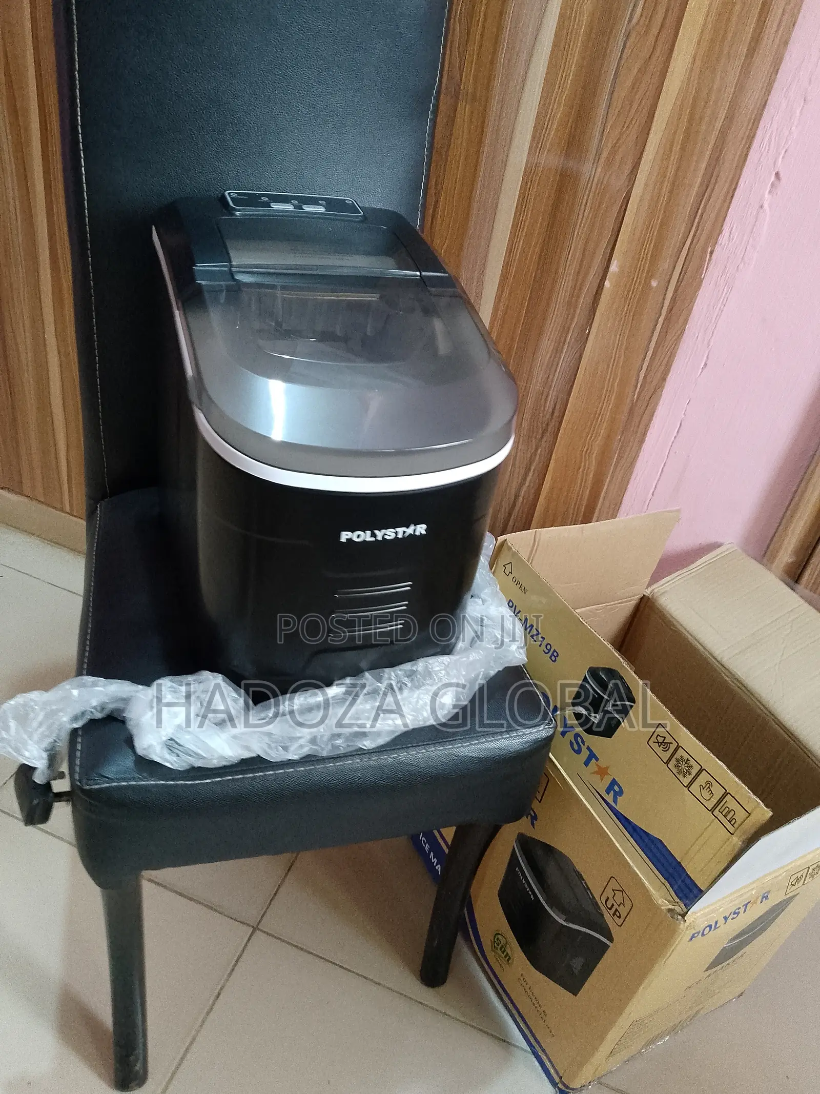 Instant Polystar Ice Making Machine - Black - Pv-mz19b