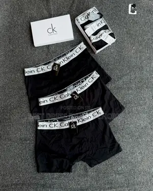 Photo - Calvin Klein Black Set 3in1 Cotton Boxers M - 2xl