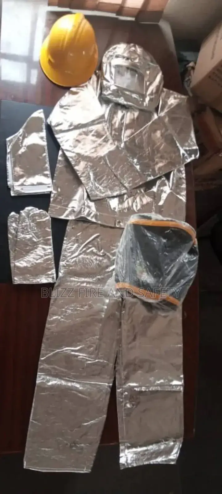 Aluminium Fire Suit Complete Set
