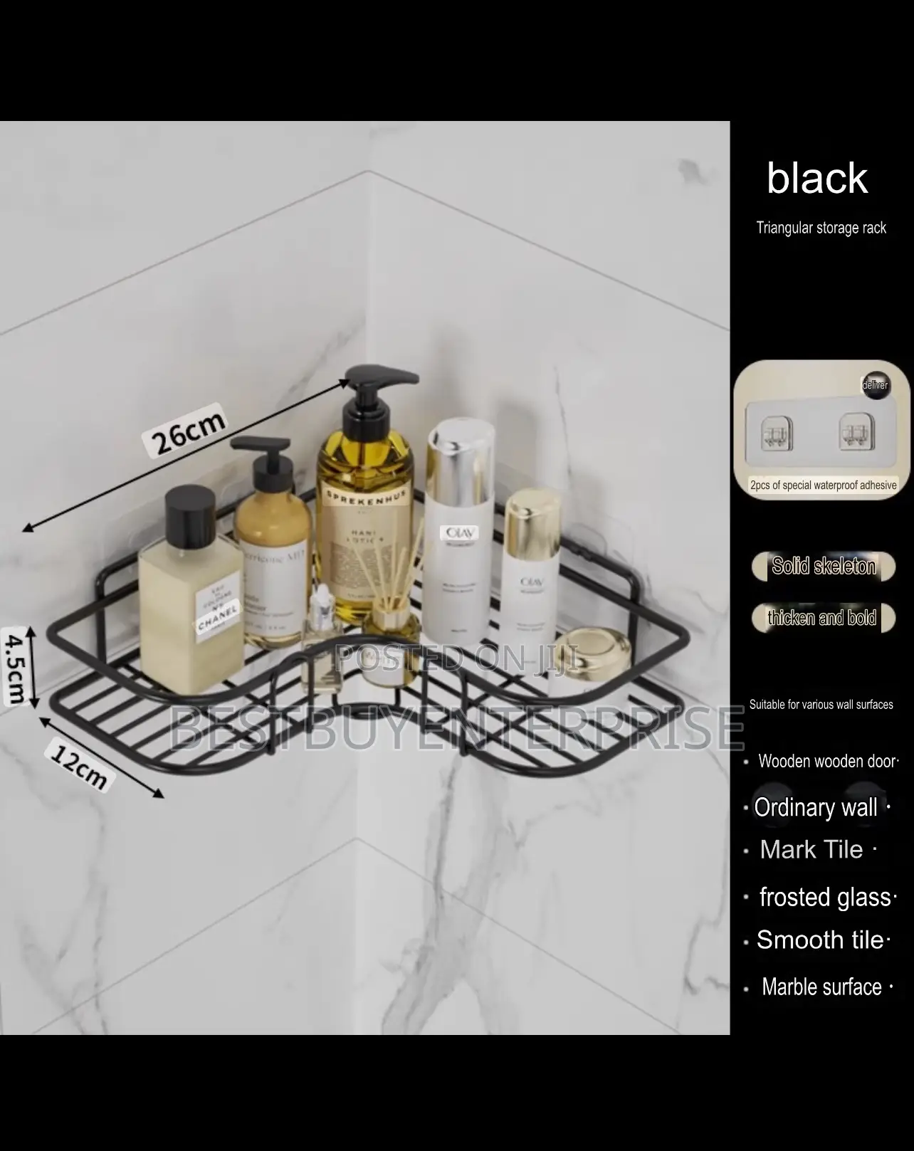 2 Set Corner Bathroom Shelf