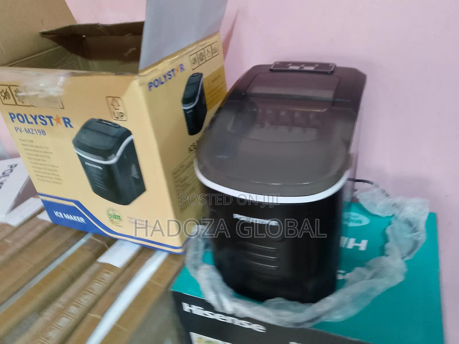On The Go Ice Maker - Polystar Ice Machine - Pv-mz19b