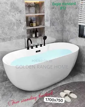 Free Standing Bathtub With Mixer Faucet