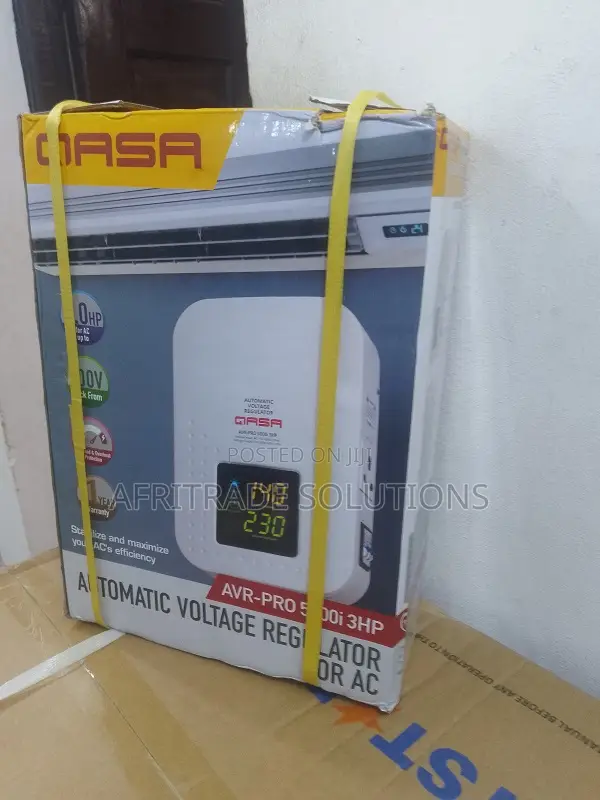 Qasa Wall Mount 5000i 3hp Automatic Voltage Regulator