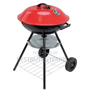 Outdoor Bbq Rolling Standing Grill