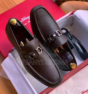 Ferragamo Leather Corporate Shoe