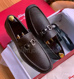 Ferragamo Leather Corporate Shoe