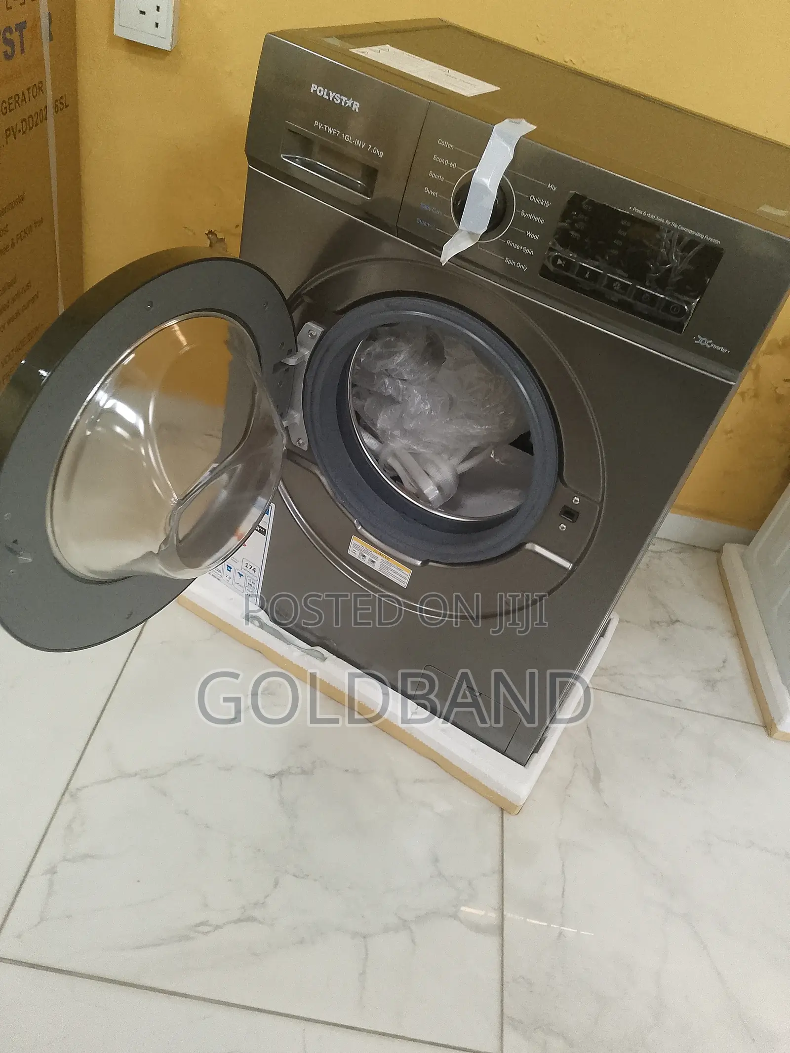 Polystar 6kg Front Load Rinse-Hold Function Washing Machine