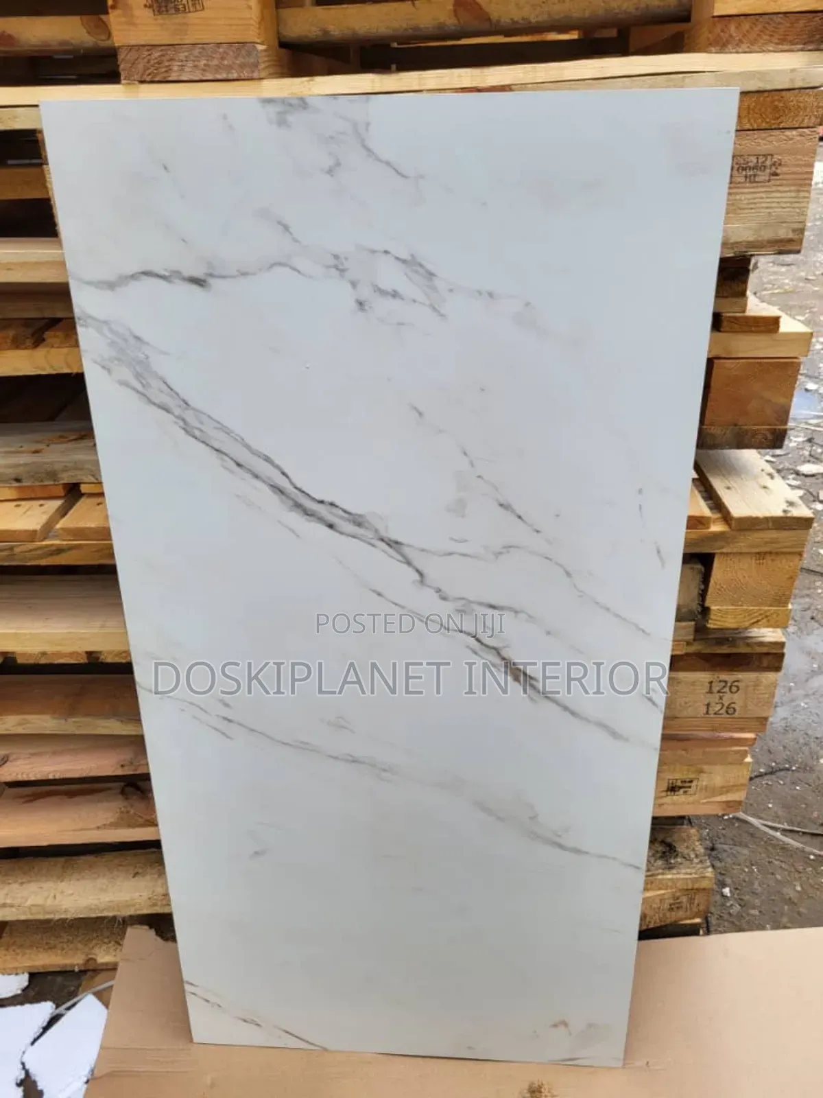 Spanish Tiles Carrara White Design 60x120
