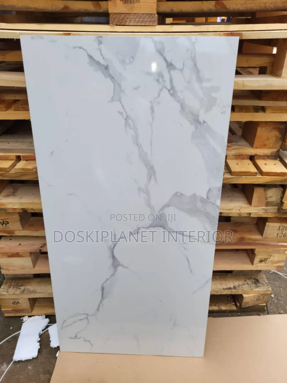 Spanish Tiles Carrara White Design 60x120