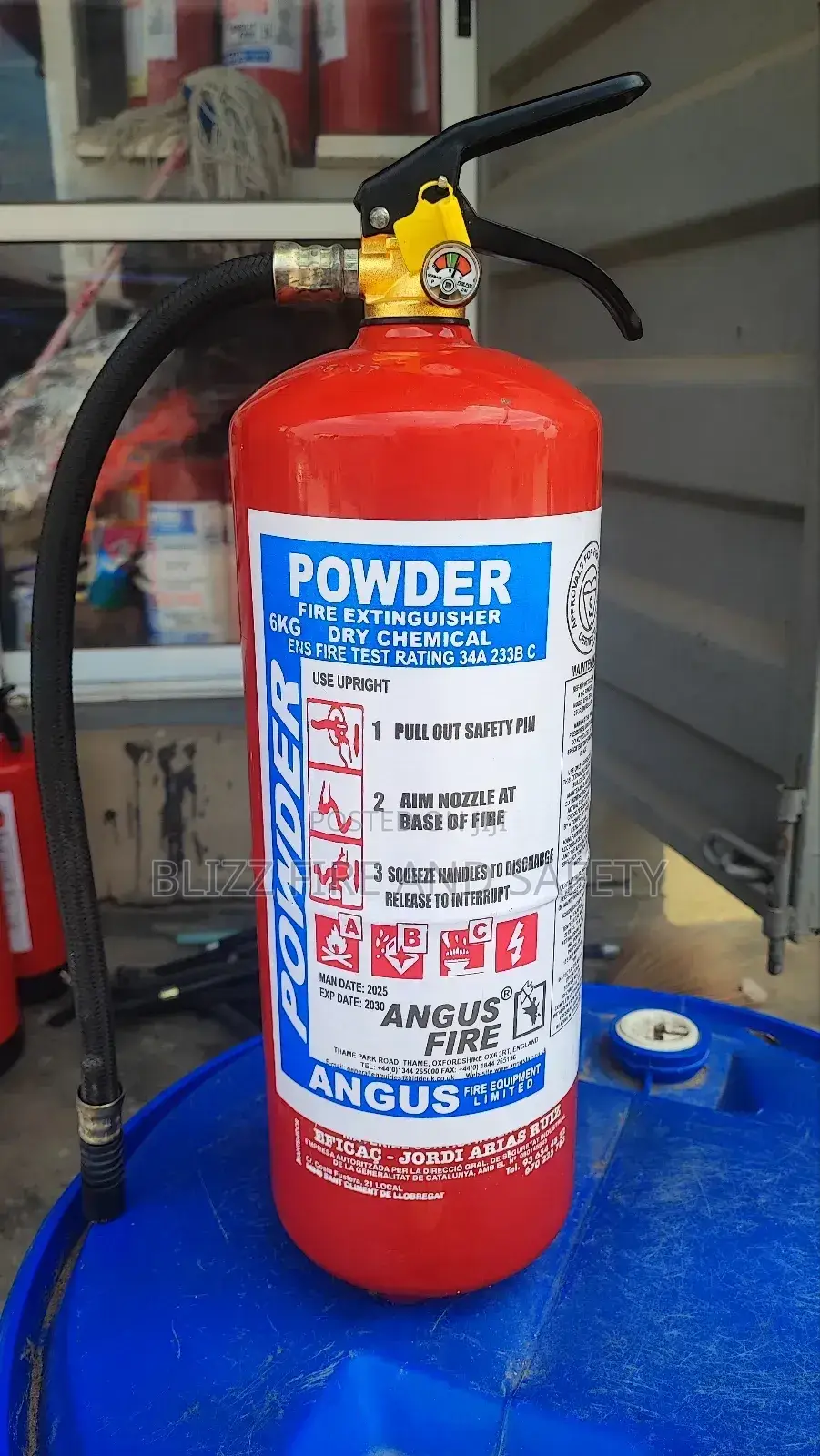 6kg Dcp Fire Extinguisher (Spain Products)