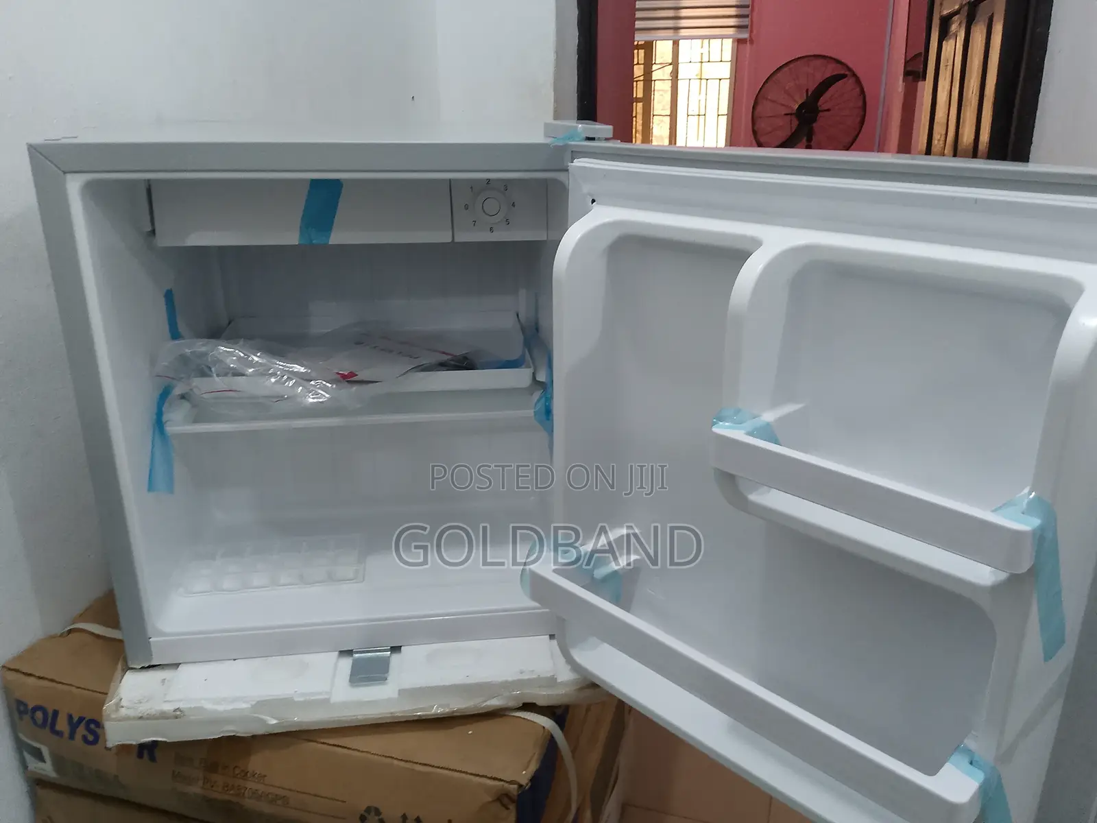 Polystar 45l Bedside Refrigerator - Sleek Silver Design
