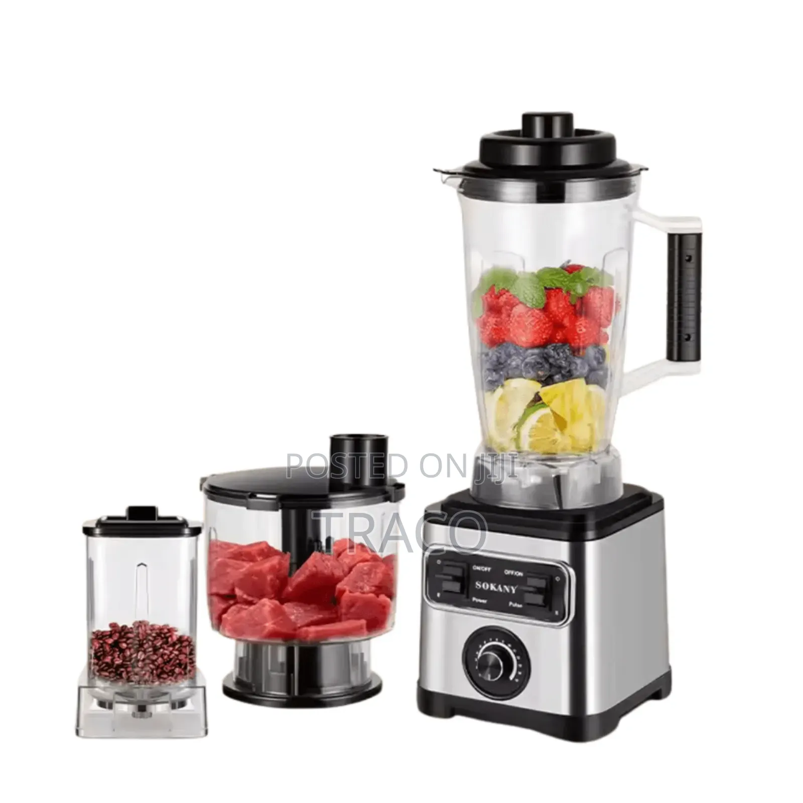 Sokany 3 in 1 Multi-Purpose Blender