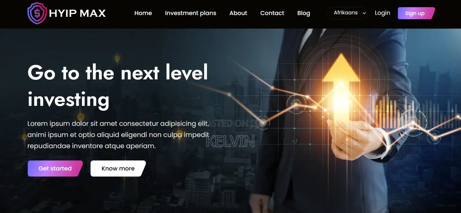 Full-Stack Investment Broker Website Development