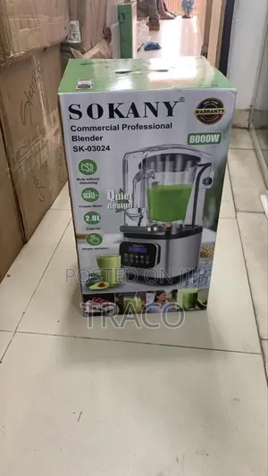 Sokany Sound Proof Heavy Duty Commercial Blender - 8000w