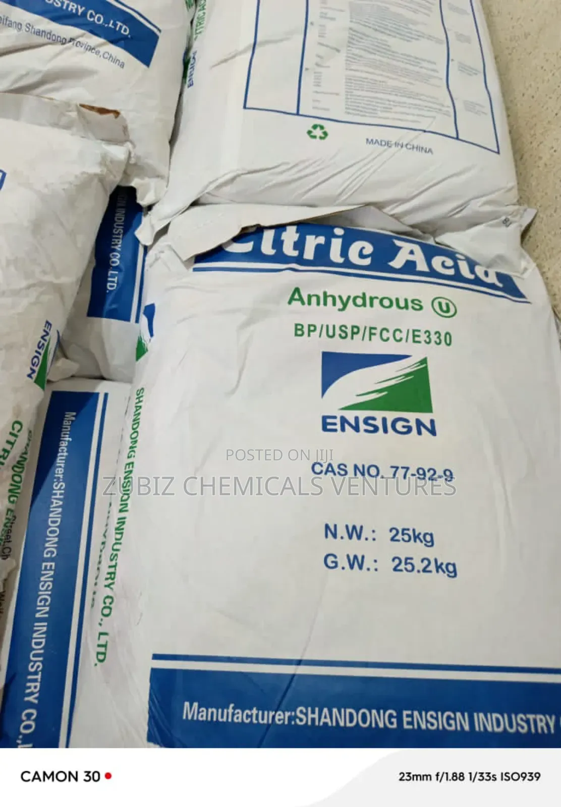 Citric Acid Anhydrous