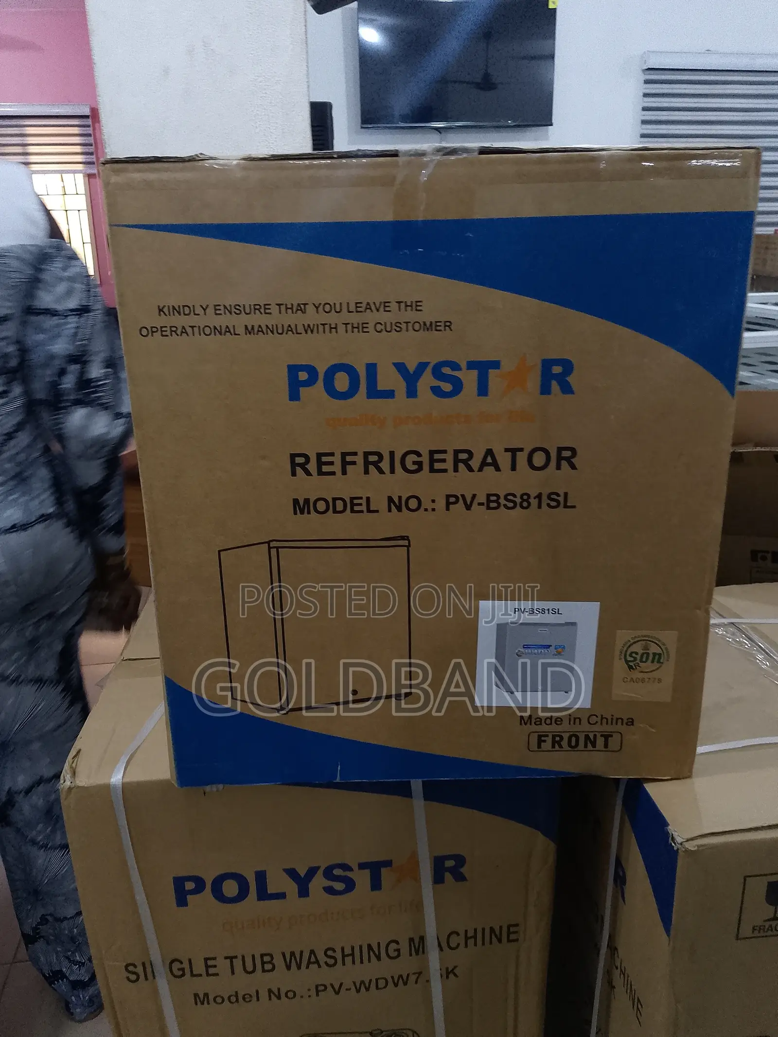 Polystar 45l Bedside Refrigerator - Compact Yet Spacious