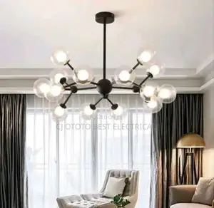 Gold and Black Body Available, Nordic Chandelier Light