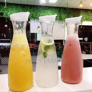 50 Oz Large Plastic Water Bottle With Flip Cap, Square Base