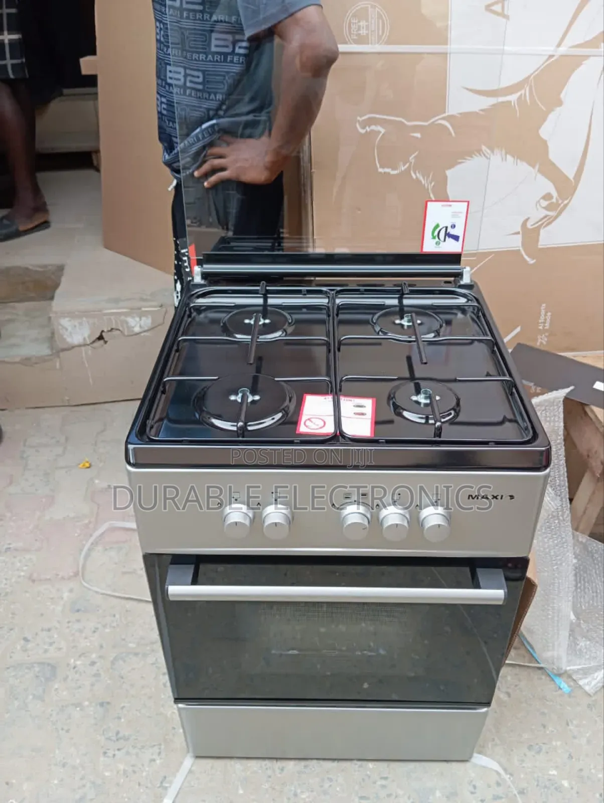 Maxi Standing Gas Cooker 4 Burner