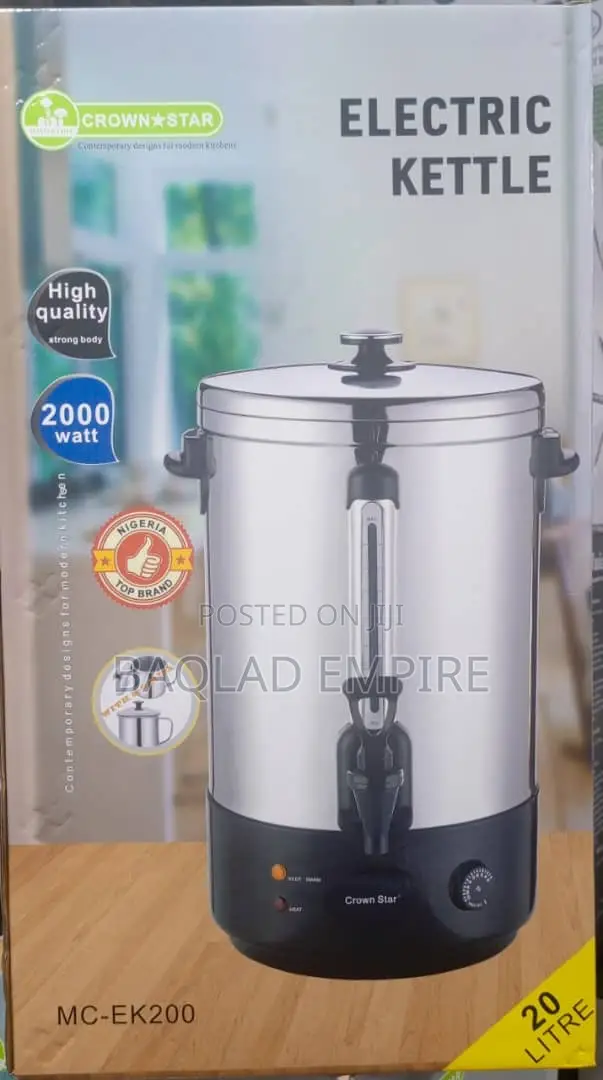 20l Master Chef Electric Kettle (2000watts)