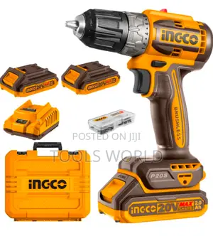 Ingco 20v Brushless Cordless Drill – 52n.M Power