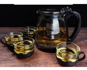 Tea Pot Set Glass Kettle Tea Cup
