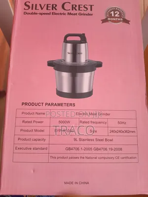 Silver Crest 5000w German Yam Pounder/Food Processor -9litre
