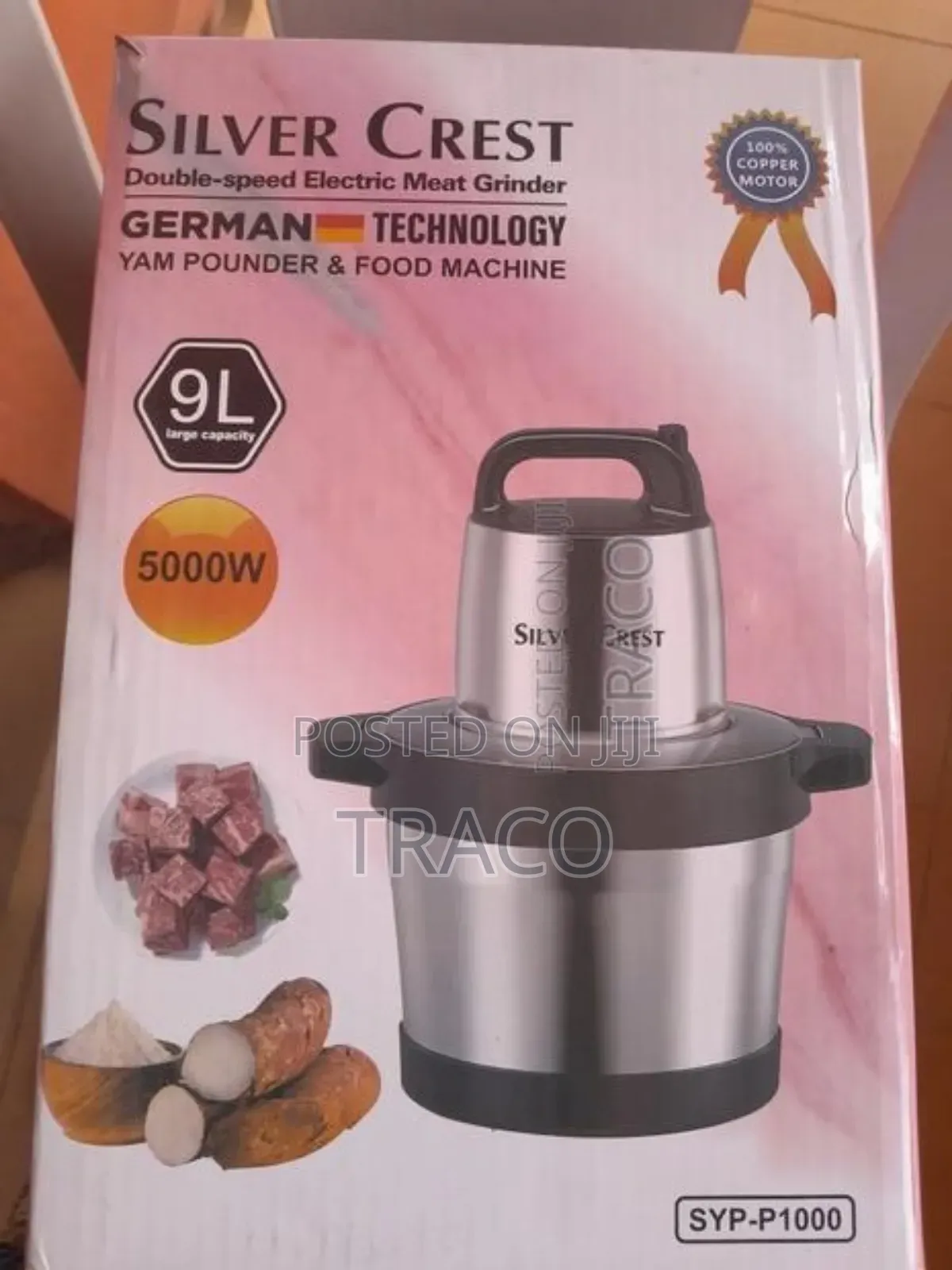 Silver Crest 5000w German Yam Pounder/Food Processor -9litre