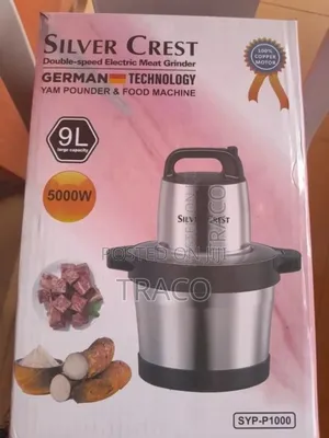 Silver Crest 5000w German Yam Pounder/Food Processor -9litre