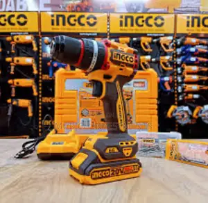 20v Cordless Impact Drill 55nm Brushless Motor +2 Batteries