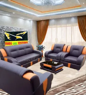 Quality Couch of 7 Seaters Sofa Chairs and Table. Phll12