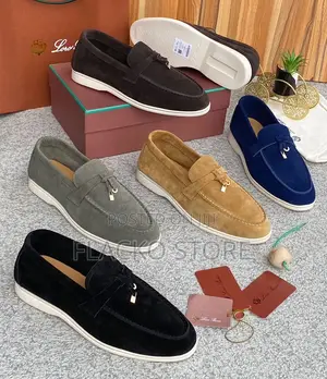 Photo - Original Loro Piana Casual Suede Italian Sneakers