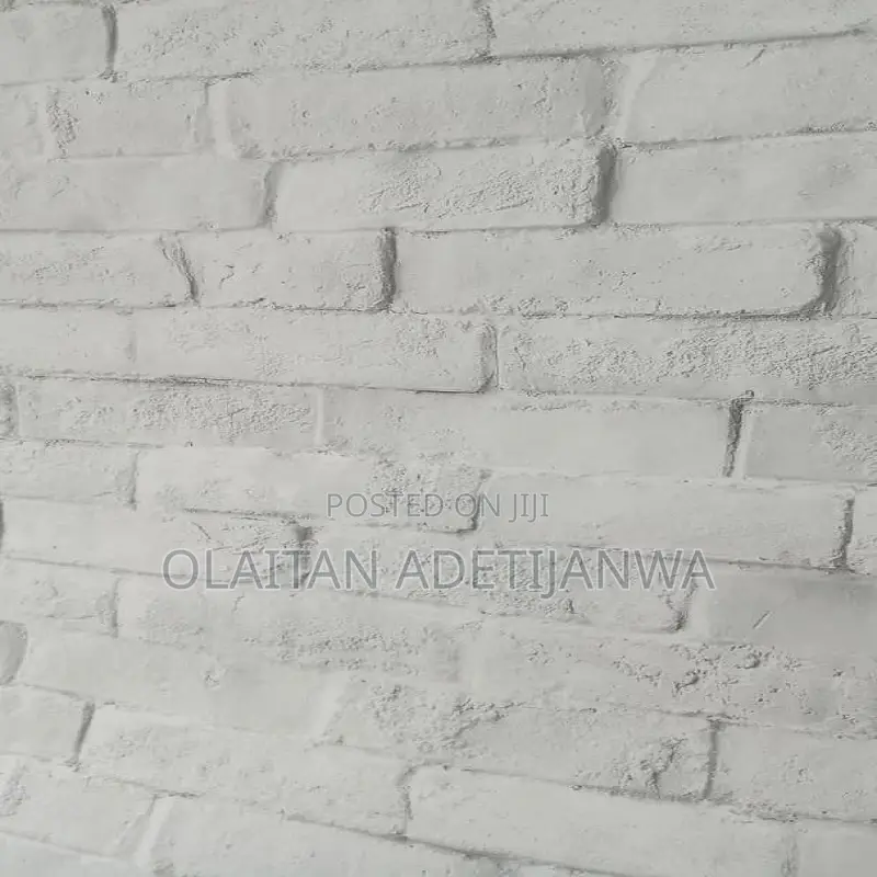 3d White Brick Luxurious Wallpaper
