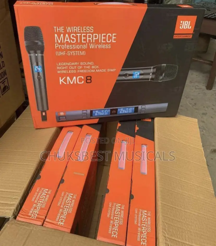 Jbi Kmc_8 Professional Dual Uhf Wireless Microphone System