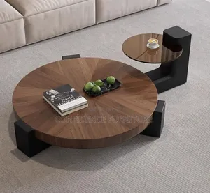 High Quality Wooden Top Centre Table With Side Stool