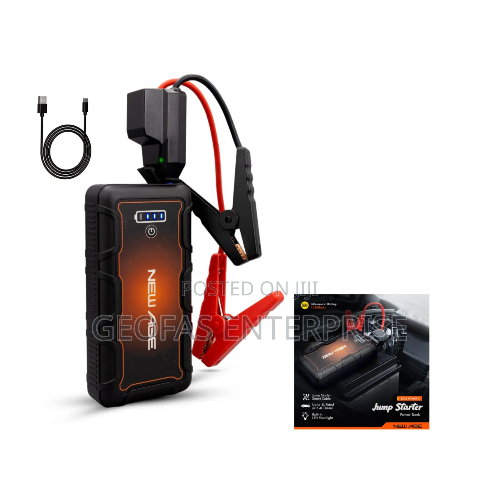 Newage Boltpower 3 – 10400mah Car Jump Starter