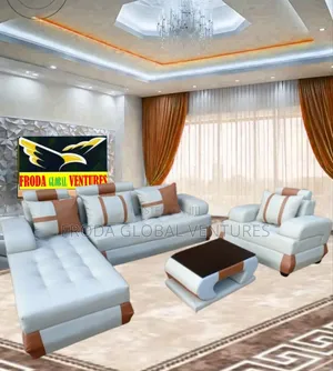 Quality Couch of L-Shape Sofa and Single Chair, Table. Jpla3