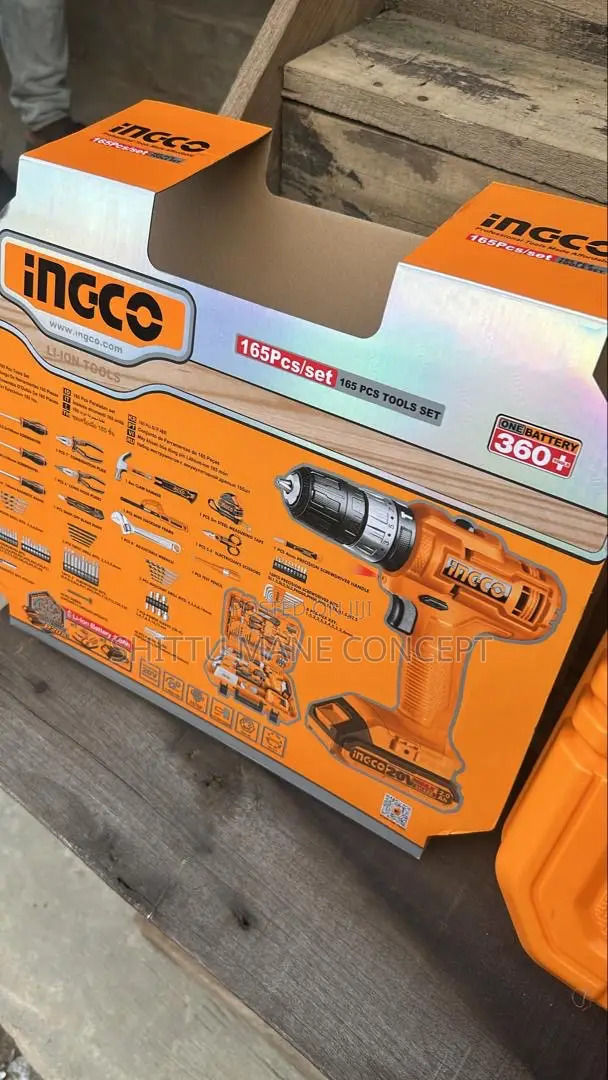 165 PCS Ingco Tools Set