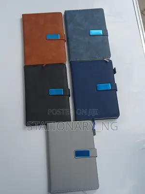 A5 120pages Soft Leather With Steel Clip