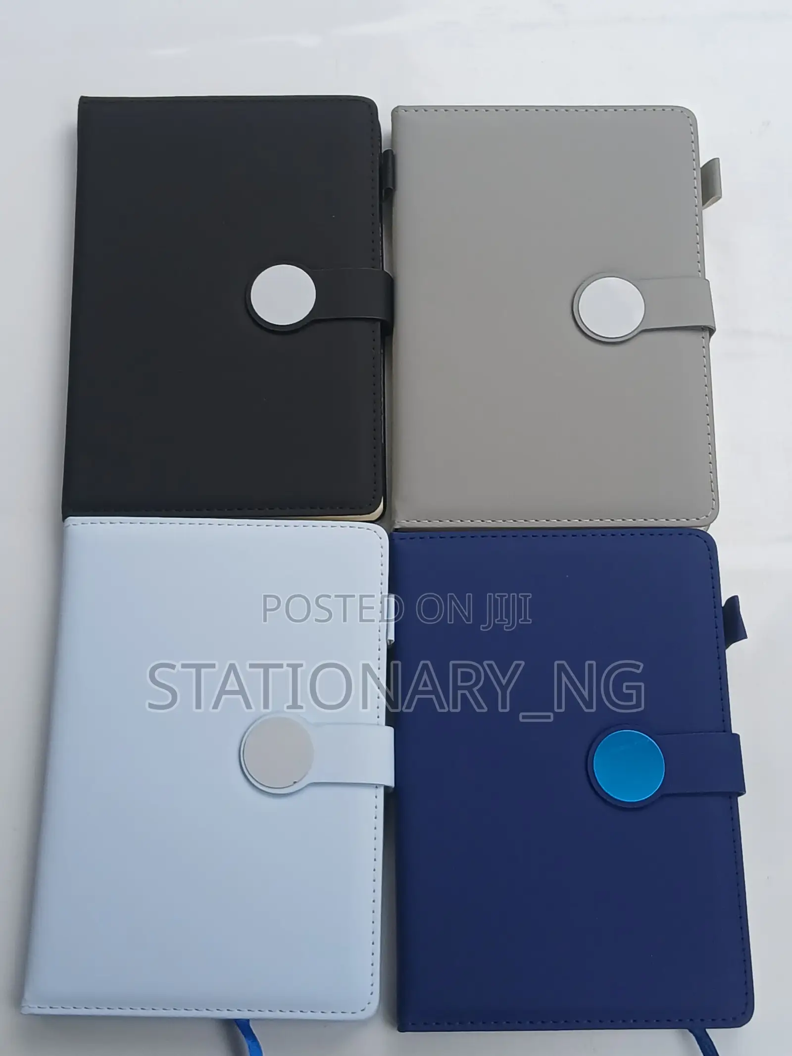 Soft Leather Bound Notepad With Clip