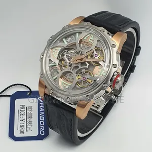Hanboro Leather Automatic Watch