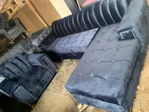 M7 Seater L-Shaped Living Room Fabric Made Royal Is Availabl