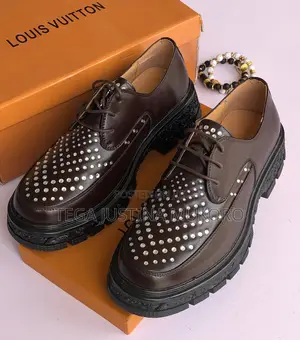 Louis Vuitton Studded Men's Flat Shoes