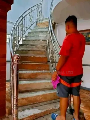 Double Steel Handrails Stainless
